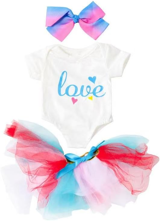 Fervorral Reborn Baby Doll 3-Piece Clothing Set