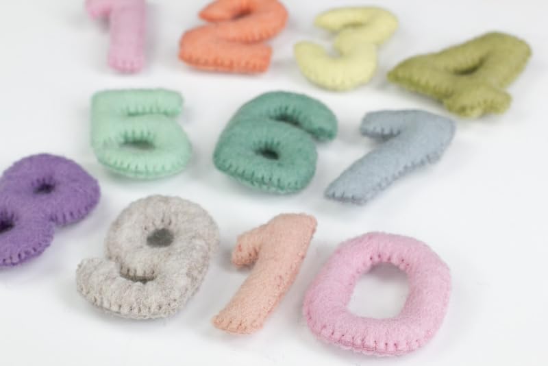 Matthew Mae Monthly Milestone Felt Number Set 0-9
