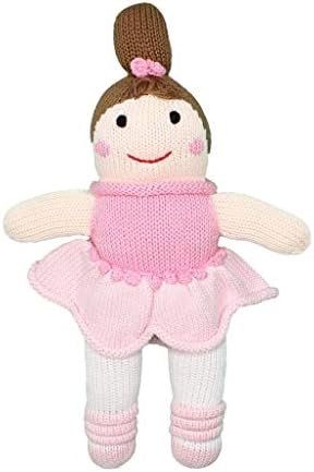 ZUBELS Baby Girls 12-Inch Plush Bella The Ballerina Toy