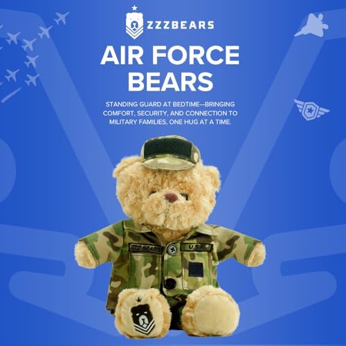 ZZZ Bears Airman Sleeptight Teddy Bear with Storybook