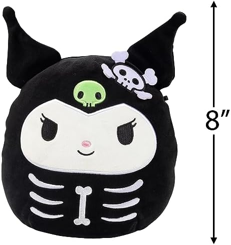 8 Squishmallow Skeleton Kuromi Halloween Plush