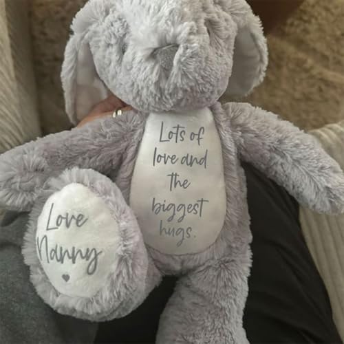 Personalized Plush Bunny with Name Keepsake