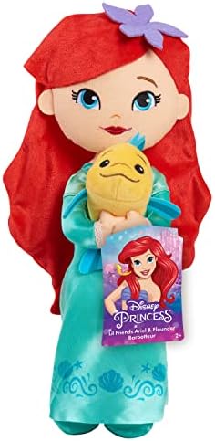 Disney Princess Lil Friends Ariel Flounder 14-inch Plush Doll 1