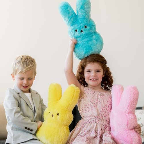 Animal Adventure Shaggy Bunny Peeps 15 Plush Pink
