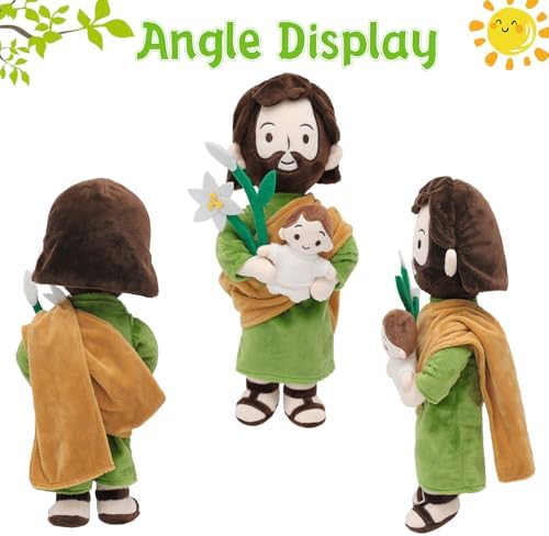 Yelakey St Joseph Plush Jesus Doll Christian Gift