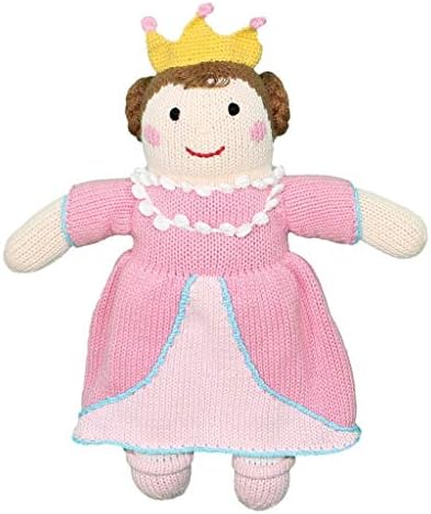 ZUBELS Baby Girls Milly The Princess 12-Inch Plush Doll