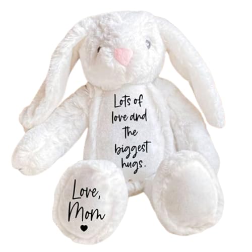 Personalized Plush Bunny with Name Keepsake