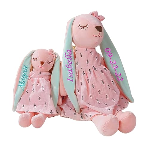 Personalized Easter Bunny with Name Handmade Custom Plush Toy
