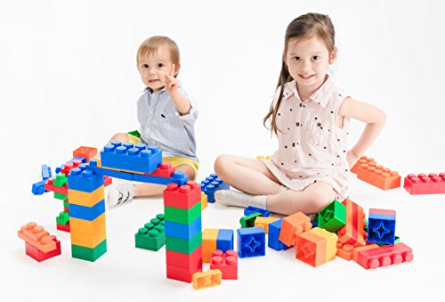 UNiPLAY Mix Soft Stacking Blocks 24-Piece