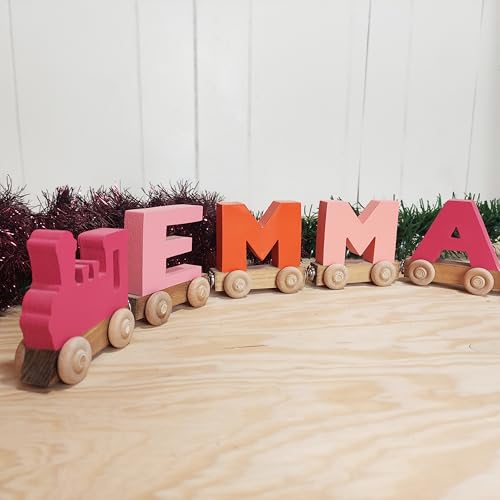 Personalized Wooden Train Name Puzzle Made in USA 1