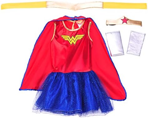 Rubies Justice League Wonder Woman Costume Dress for Kids Medium
