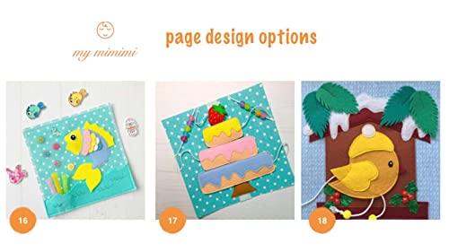 Quiet Baby Book - Montessori Toddler Activity Felt Book