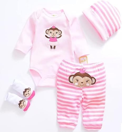 TATU Reborn Baby Girl Doll 4 Pieces Accessories Set 1
