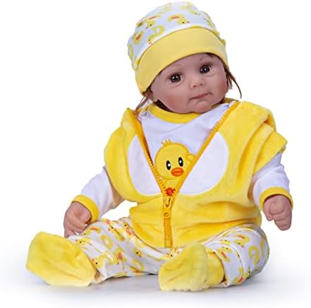 MAIHAO Reborn Baby Doll Clothes 5pcs Set Yellow Duck