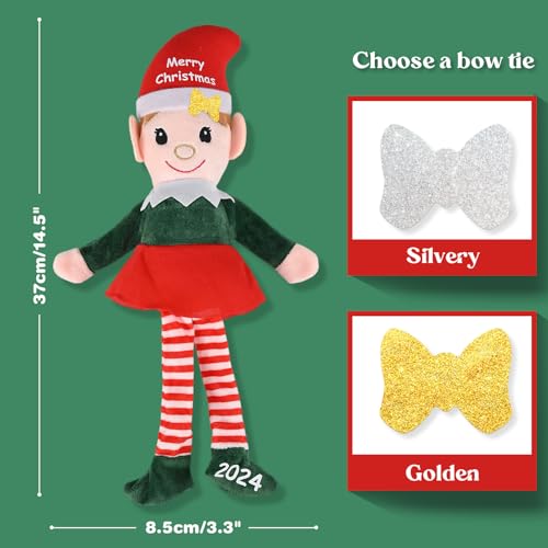 Custom Christmas Elf Doll Plush Personalized Name for Boys