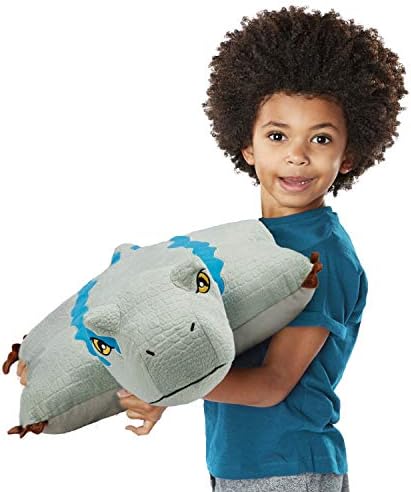 Pillow Pets 16 Blue Velociraptor Plush Stuffed Animal