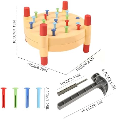Vansza Hammer Toy for Toddlers Durable ABS Material Safe and Odorless