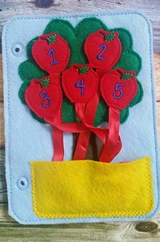 My Quiet Book Felt Toddler Learning Activity Book