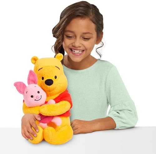 Disney Classics Lil Friends Winnie the Pooh and Piglet Plush Stuffed Animal