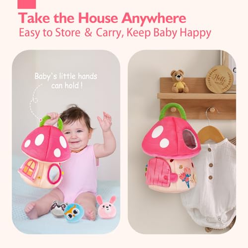 Hahaland Baby Girl 6-12 Months Sensory Toy Set