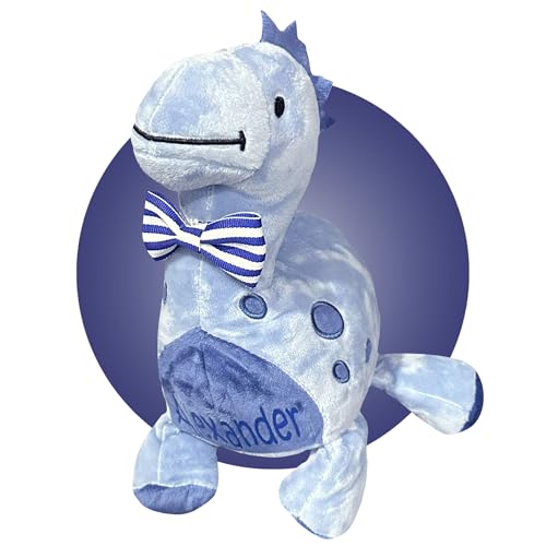 Blue Dinosaur Plushie - Personalized Gift for Kids