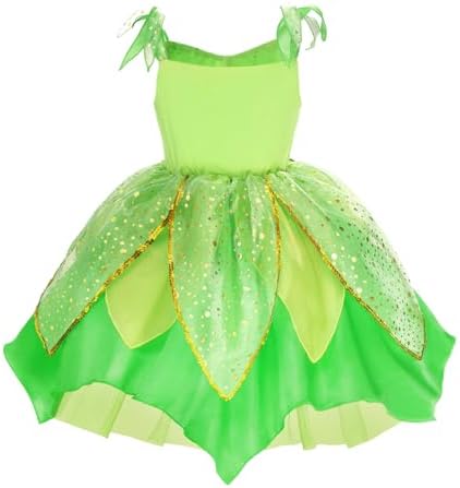 KSISUSH Fairy Costume Princess Dress with Wing Accessories