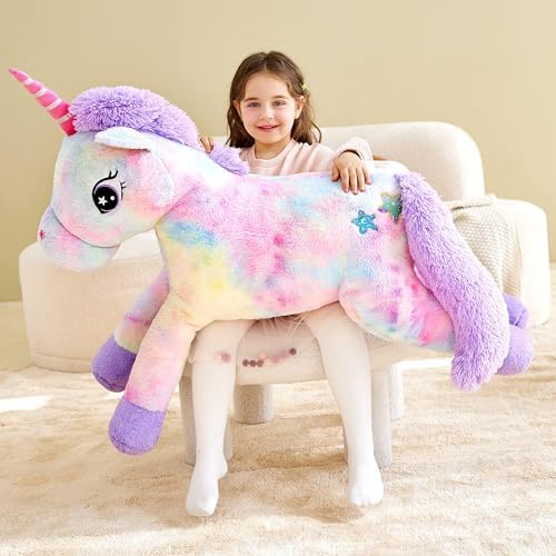 IKASA 43 Inch Giant Unicorn Plush Toy