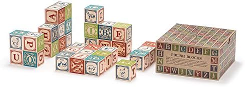 Uncle Goose Polish Blocks - 32pcs Stacking Set