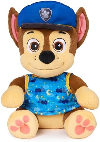 Paw Patrol Chase Plushie 10-Inch Reversible Bedtime Toy