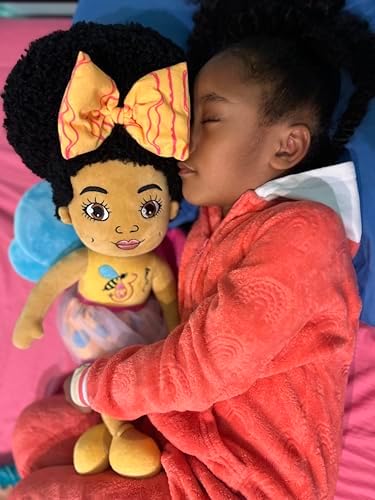 Orijin Bees Cuddle Bees Plush Doll - Luna 24 Inches Black Ages 2