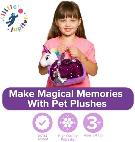 Little Jupiter Plush Unicorn Playset - 3 Piece Set