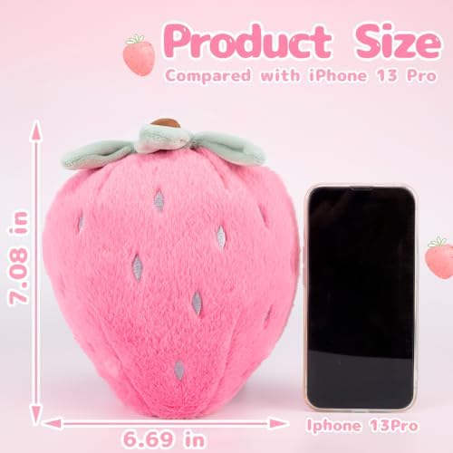 Yaafency Cute Fruit Strawberry Plush Toy