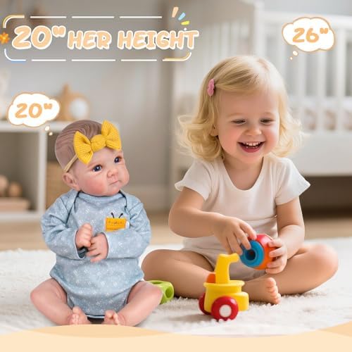 Aori Reborn Baby Doll Girl 20 Inch Realistic Handmade