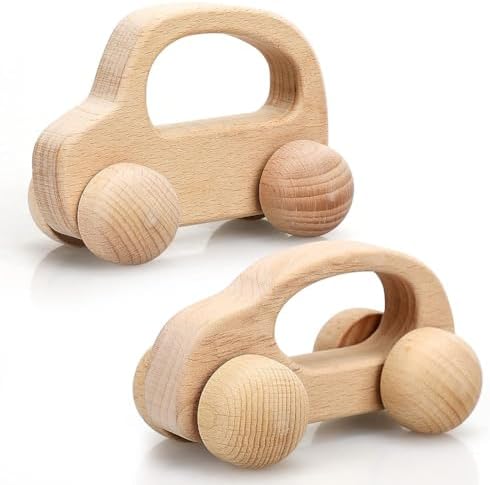 TOY Life Wooden Toy Car for Babies 0-12 Months