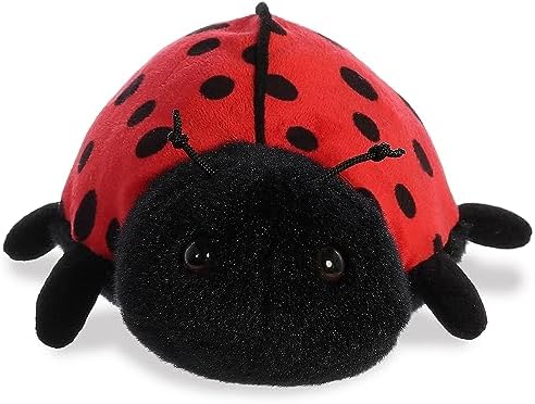 Aurora Adorable Mini Flopsie Ladybug Stuffed Animal Red 8 Inches 1