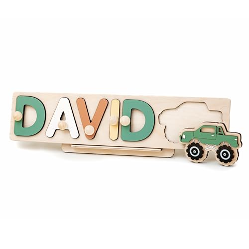 Personalized Wooden Name Puzzle for Baby 1