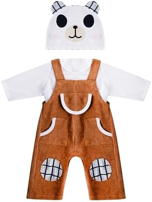 Fervorral Reborn Baby Doll 3-Piece Clothes Set 1