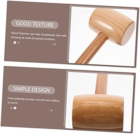VICASKY Mini Wooden Hammer for Baby and Toddler Play