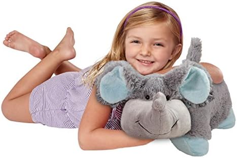 Pillow Pets Nutty Elephant 18 Plush Toy Grey