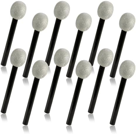 Playbees 12-Piece Glittered Fake Microphone for Kids