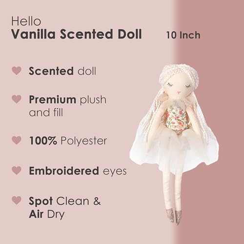 Mon Ami Vanilla Scented Plush Doll - 10 Inch