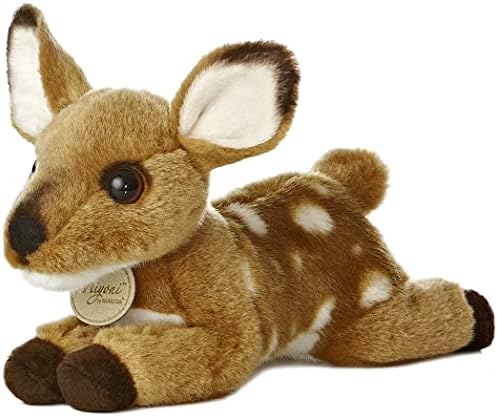 Aurora Realistic Fawn Stuffed Animal - 8 Inches