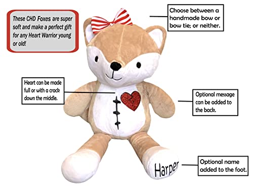Custom Heart Warrior 14 Fox Plush - Scar Buddy Gift