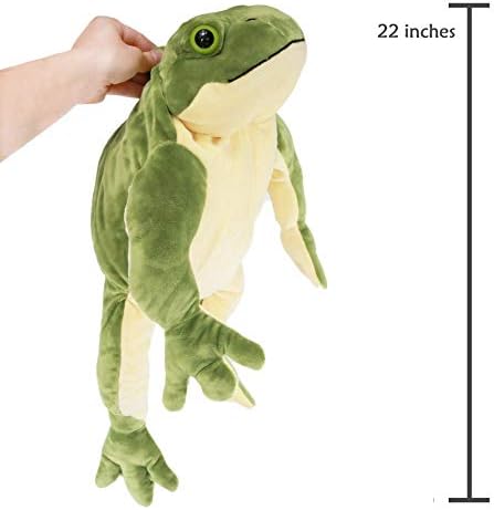 Ice King Bear Plush Giant Frog Stuffed Animal 22 Inches Green 1