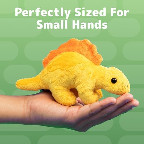 PREXTEX Dinosaur Plush Set - T-Rex and 5 Zipped Baby Dinosaurs