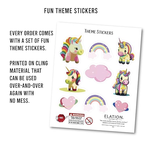 Kids Name Tracing Board with Unicorn Theme
