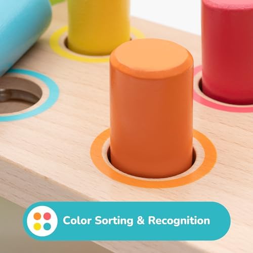 Bimi Boo Wooden Pounding Bench for Toddlers 1-3 1