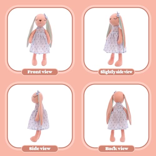 Personalized Blue Bunny Doll with Long Ears