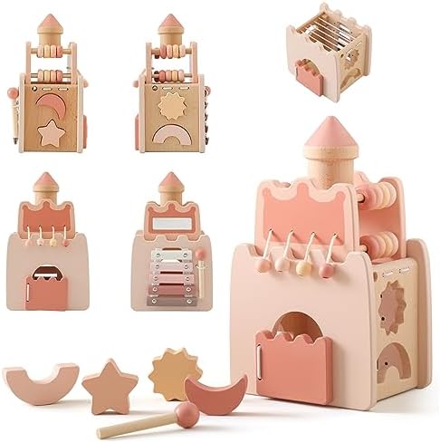 YOUUYS Castle Activity Cube for Kids 3 Years