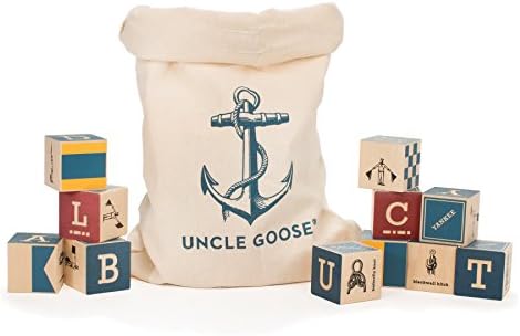 Uncle Goose Nautical Blocks Canvas Bag - USA Made